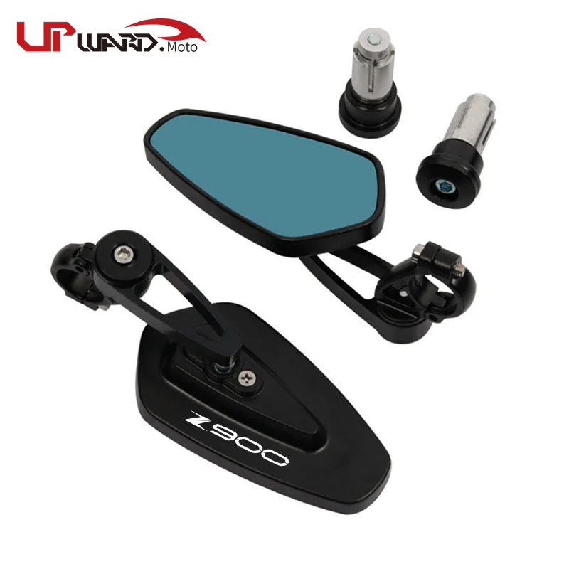 For kawasaki Z900 Z 900 2017-2019 2020 2021 2022 Motorcycle 22mm 7/8"Handle Bar Grips End Rearview Side Mirrors