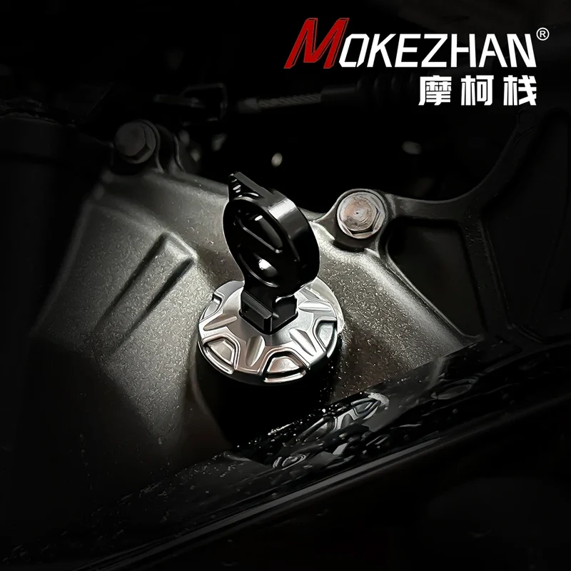 Motorcycle CNC Anti theft Engine Oil Filler Cap Plug Cover For Tiger Explorer 1200 XC XCA XCX XR XRT XRX LOW 2012-2024 Parts