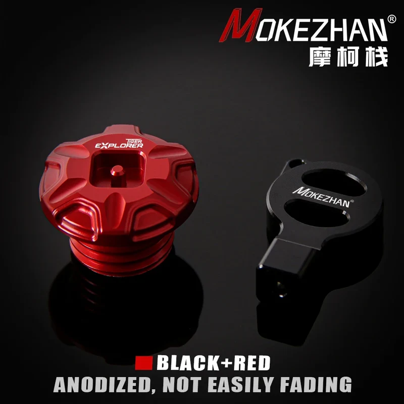 Motorcycle CNC Anti theft Engine Oil Filler Cap Plug Cover For Tiger Explorer 1200 XC XCA XCX XR XRT XRX LOW 2012-2024 Parts