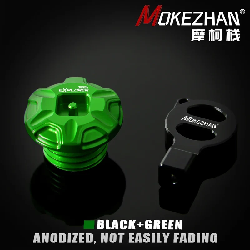 Motorcycle CNC Anti theft Engine Oil Filler Cap Plug Cover For Tiger Explorer 1200 XC XCA XCX XR XRT XRX LOW 2012-2024 Parts