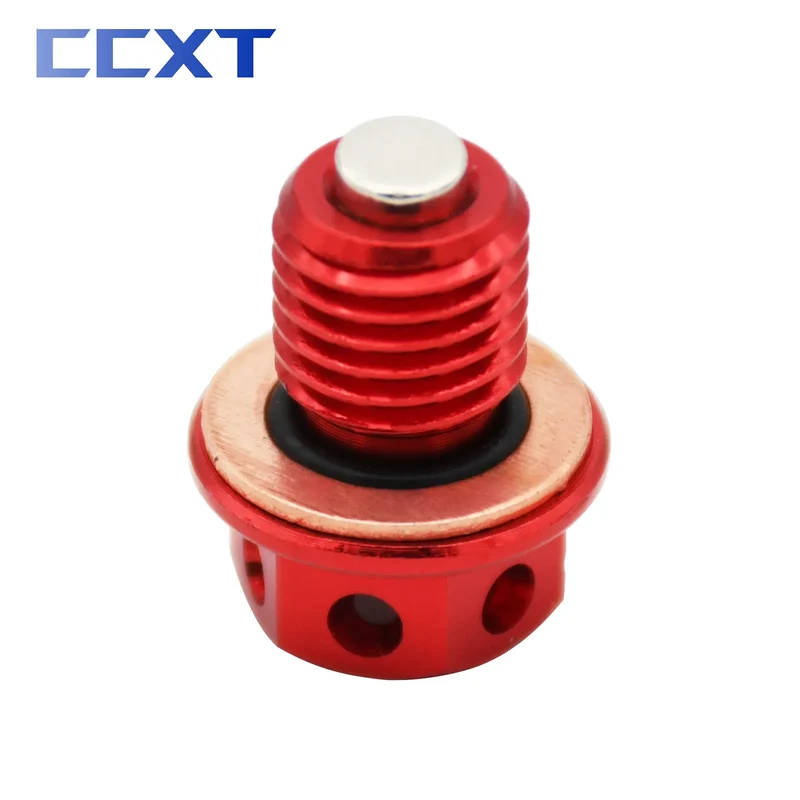 M12*1.5 CNC Engine Crankcase Magnetic Oil Drain Plug Bolt Screw Replaces For Honda CB250 CB350F CB400F CB550F CB650 CB750 VF750