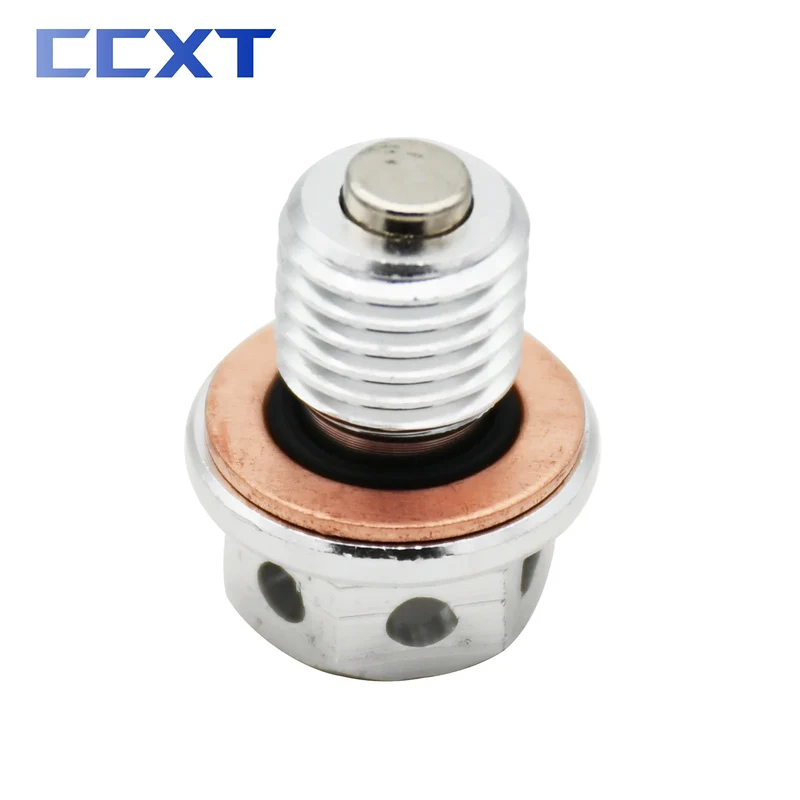 M12*1.5 CNC Engine Crankcase Magnetic Oil Drain Plug Bolt Screw Replaces For Honda CB250 CB350F CB400F CB550F CB650 CB750 VF750