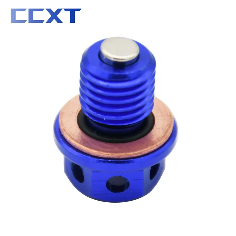M12*1.5 CNC Engine Crankcase Magnetic Oil Drain Plug Bolt Screw Replaces For Honda CB250 CB350F CB400F CB550F CB650 CB750 VF750
