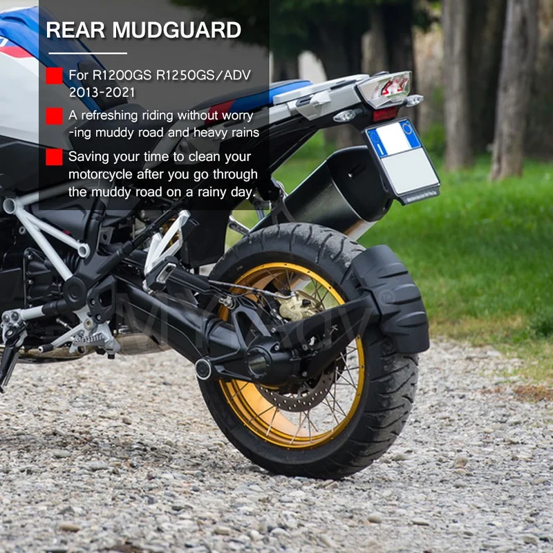 For BMW R1250GS Adventure R1200GS LC ADV 2013-2022 2023 GS R1200 R1250 Motorcycle Rear Fender Mudguard Tire Hugger Splash Guard