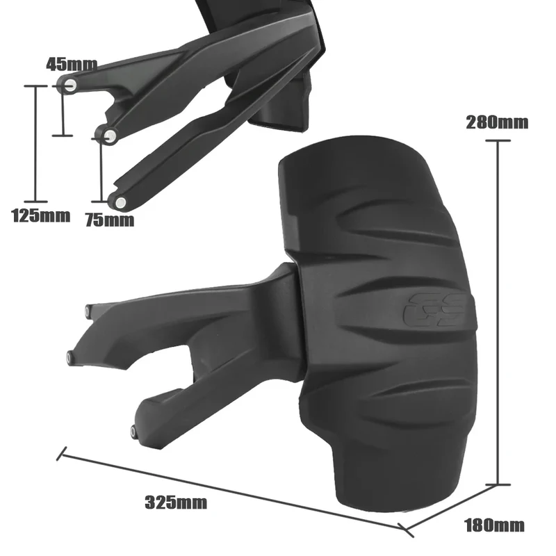 For BMW R1250GS Adventure R1200GS LC ADV 2013-2022 2023 GS R1200 R1250 Motorcycle Rear Fender Mudguard Tire Hugger Splash Guard