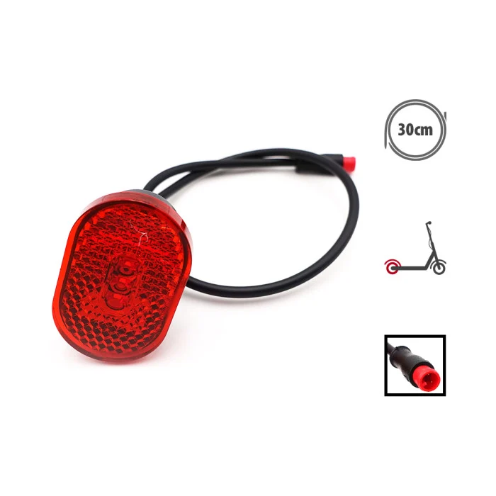 Garde boue arriere avec LED Dualtron Togo noir
