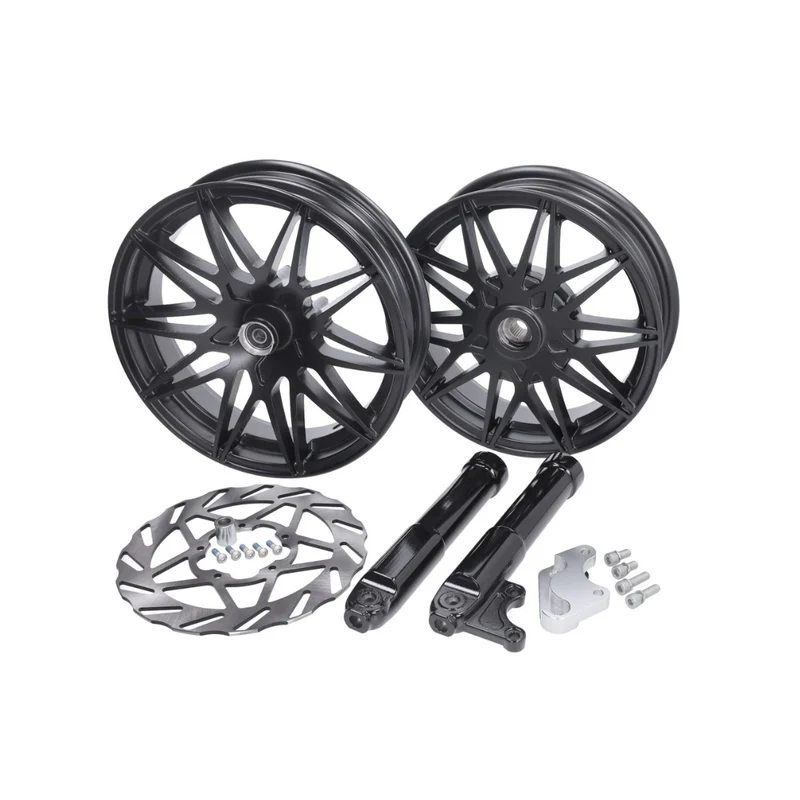 Velgenset Special Mat Black Piaggio Zip