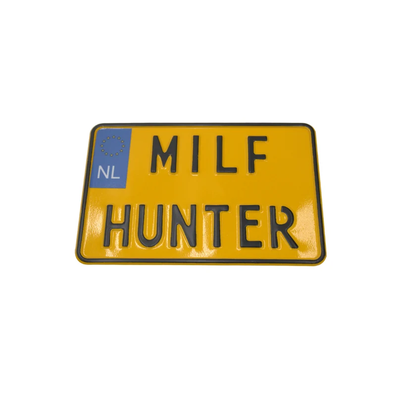 Plaque de moto personnalisée Trentenaire Hunter