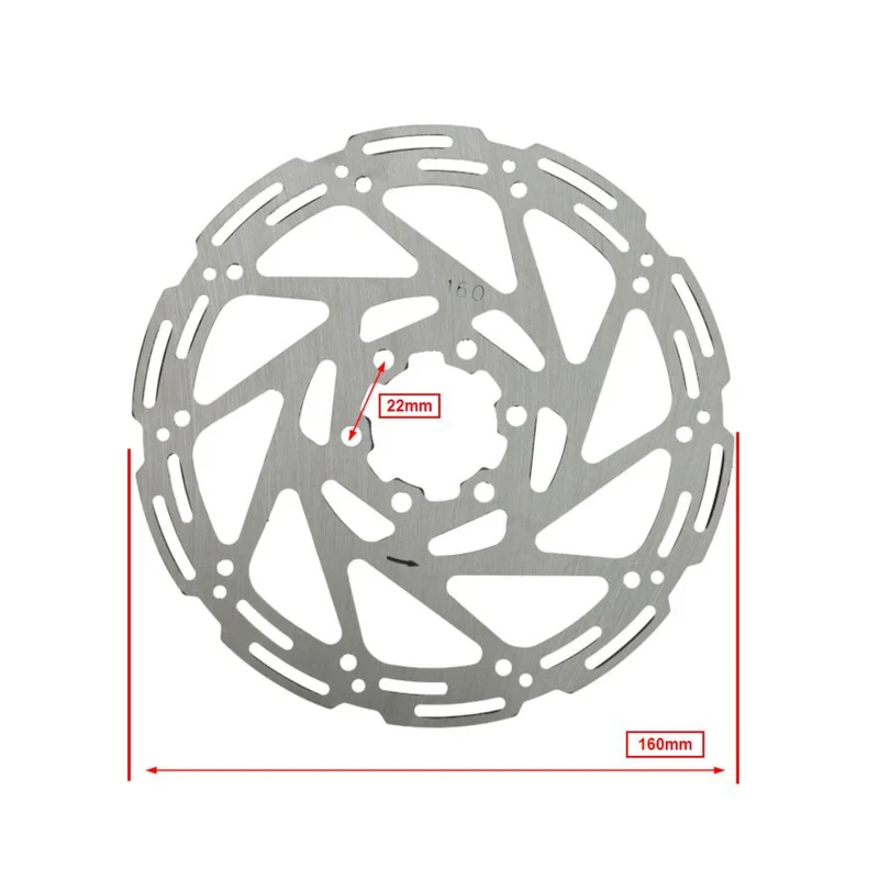 Disque de frein 6 trous 160x2.3MM V8 / V20 Fatbike