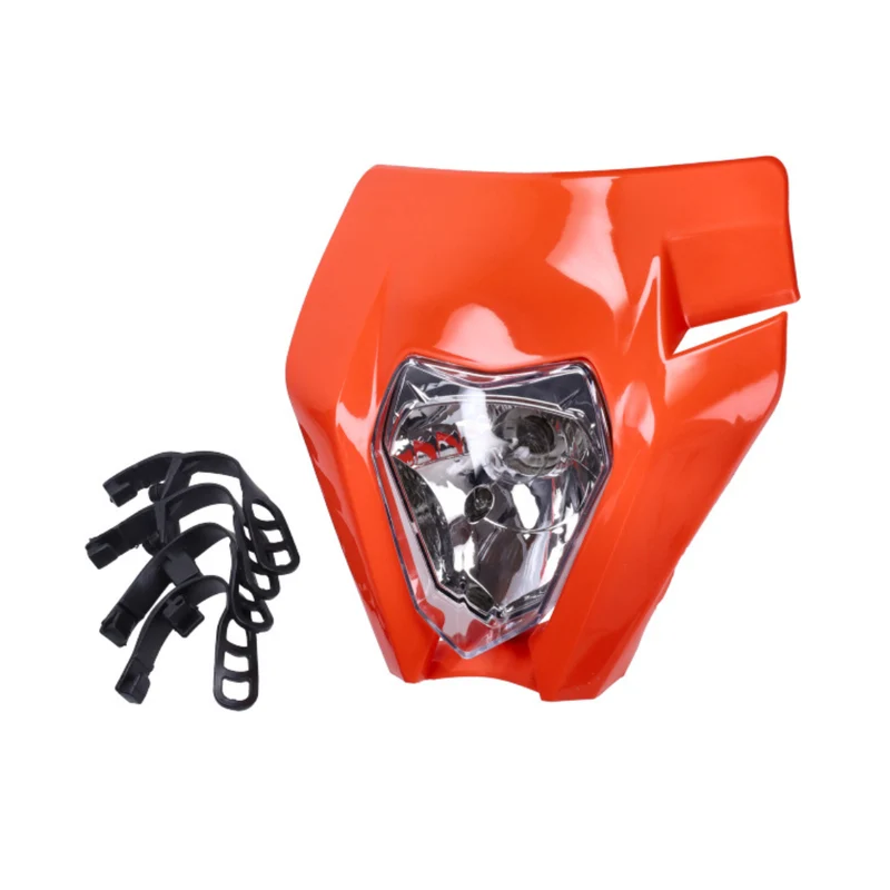 Becquet de phare + éclairage Orange Type KTM Derbi / Aprilia