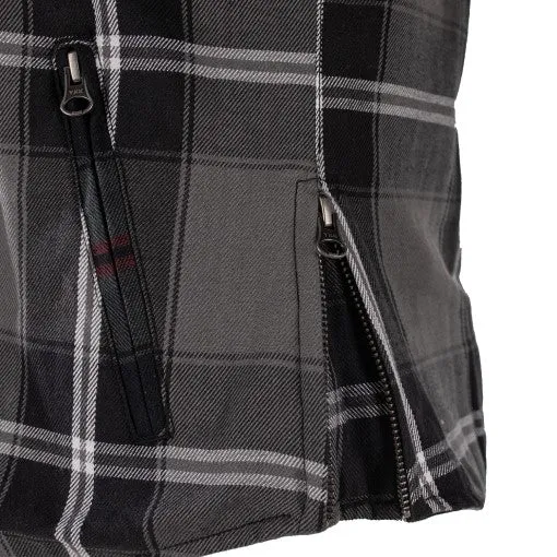 Chemise de moto femme - Jack Liss-25 Grise