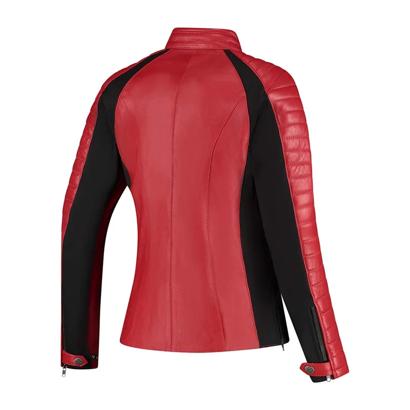Blouson de moto femme AA - Jack Donna rouge