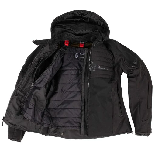 Blouson de moto femme AA - Jack Naomi noir