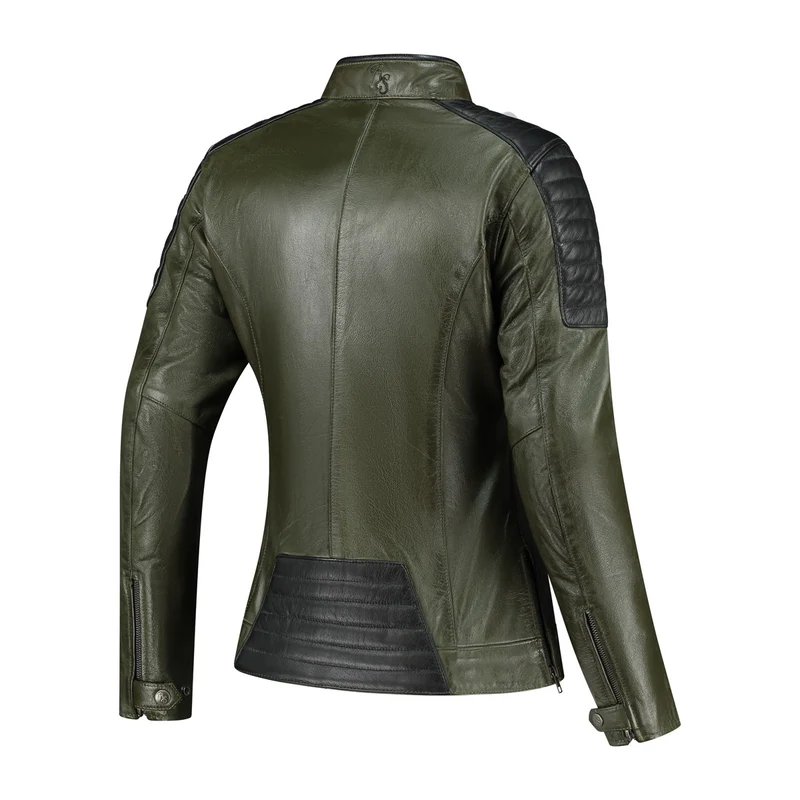 Blouson de moto femme A - Jack Alice vert
