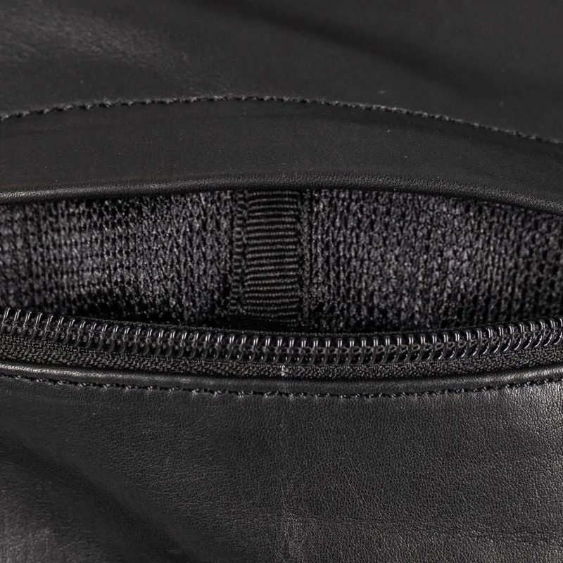 Blouson de moto femme AA - Jack Joyce V2 noir brillant
