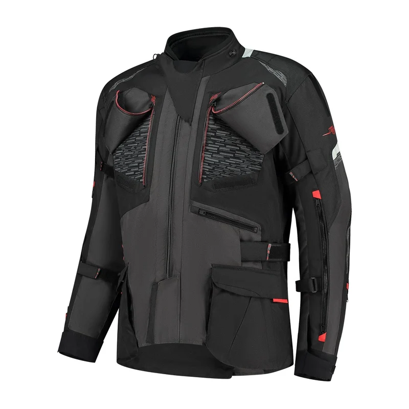 Blouson de moto homme AA - Jack Cliff Gris & Noir