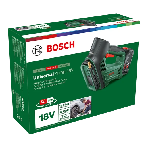 UniversalPump 18V Pompe pneumatique sans-fil (version UE)