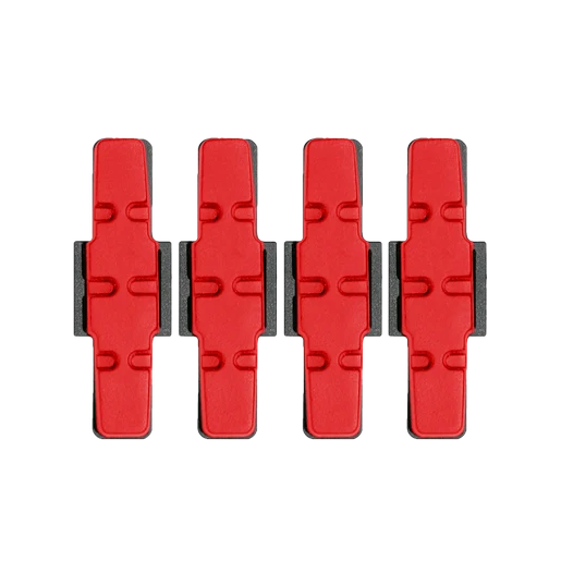 Plaquettes de frein rouges (2 jeux)