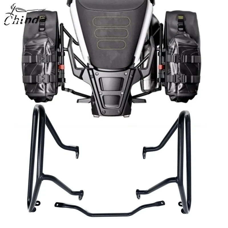 New Fit Motorcycle Side Bag Support Bar Saddle Bag Mounting Bracket For KTM 790 Adventure R S ADV R 890 Adventure R S 2019-2023