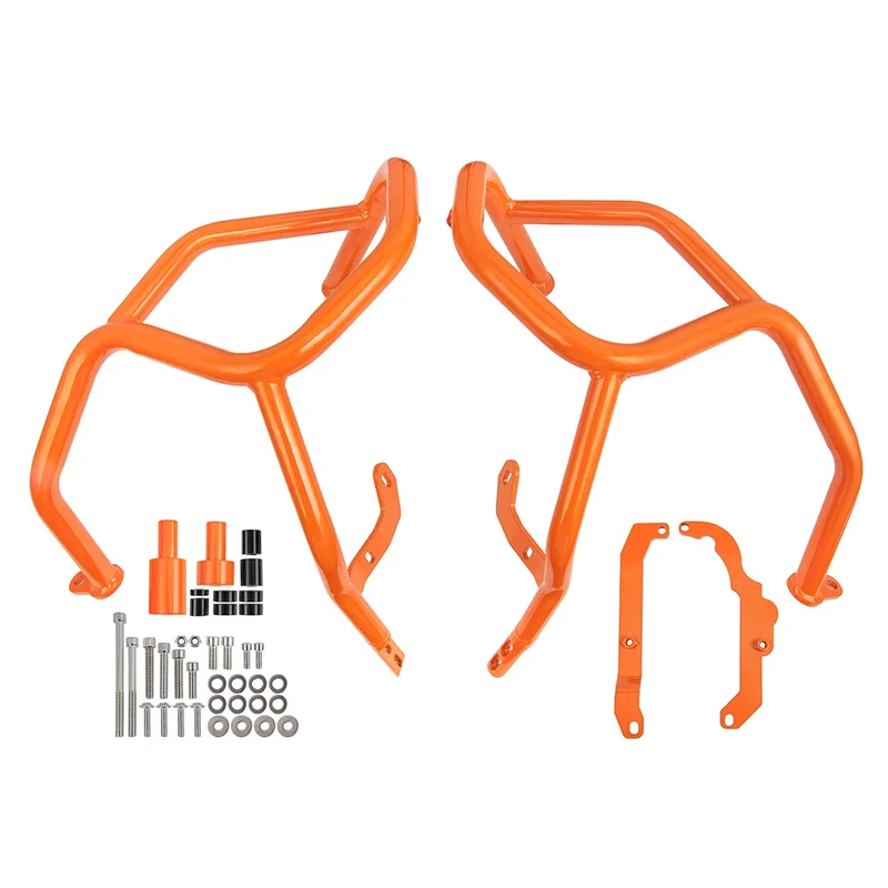 Motorcycle Accessories Engine Guard Crash Bars Bumper Frame Protector Fairing For KTM 790 Adventure R 790 ADV 2019-2023 Black US