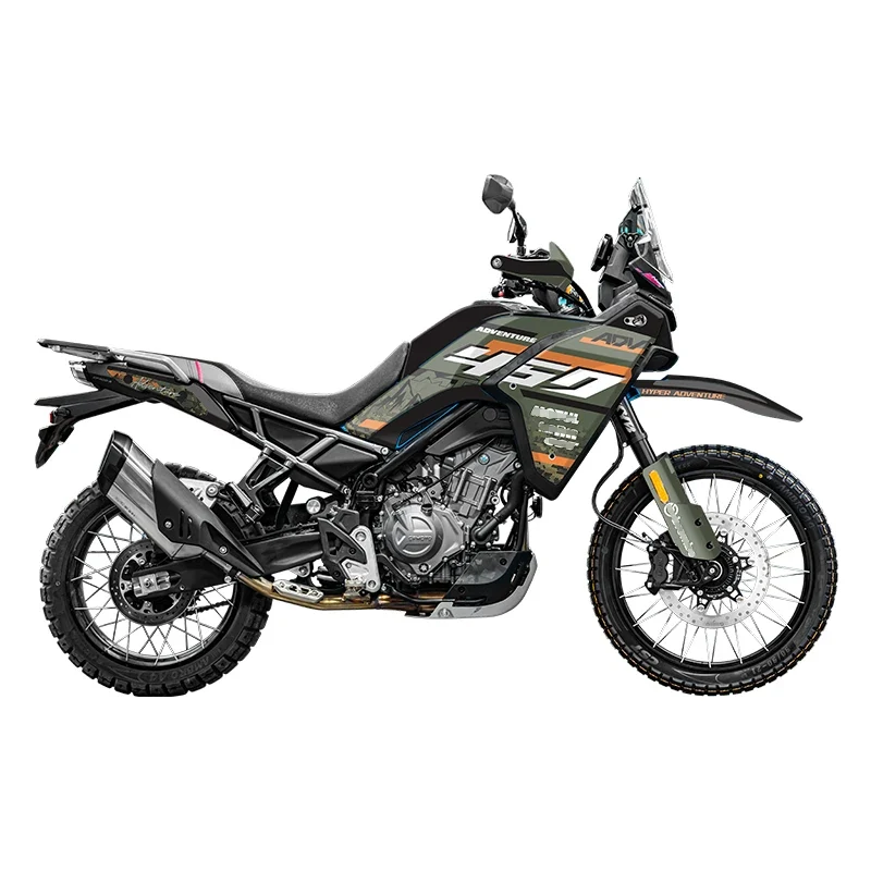 Pattern Printing Stickers Kits for Motorcycle Protection and Decoration, Used for CFMOTO 450MT, Various Styles
