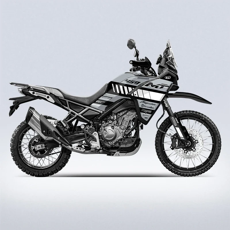Pattern Printing Stickers Kits for Motorcycle Protection and Decoration, Used for CFMOTO 450MT, Various Styles
