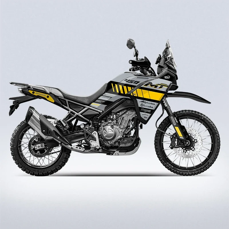 Pattern Printing Stickers Kits for Motorcycle Protection and Decoration, Used for CFMOTO 450MT, Various Styles