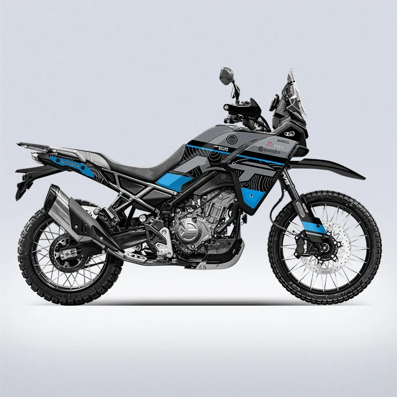 Pattern Printing Stickers Kits for Motorcycle Protection and Decoration, Used for CFMOTO 450MT, Various Styles