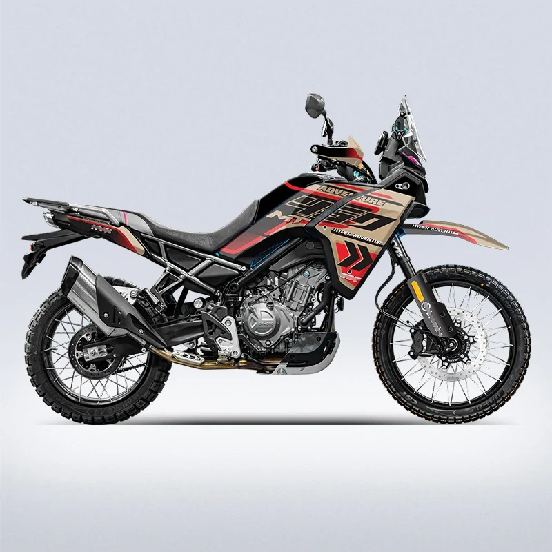 Pattern Printing Stickers Kits for Motorcycle Protection and Decoration, Used for CFMOTO 450MT, Various Styles