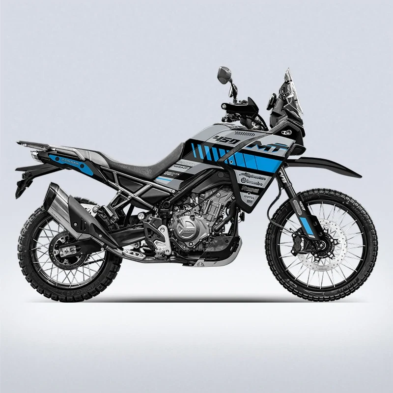 Pattern Printing Stickers Kits for Motorcycle Protection and Decoration, Used for CFMOTO 450MT, Various Styles