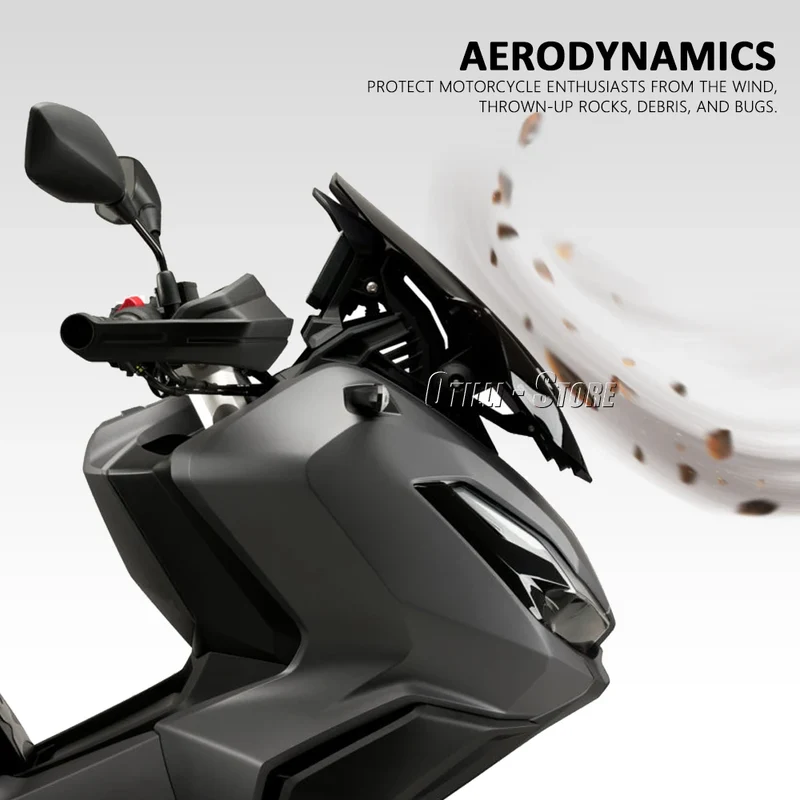 For Honda ADV 350 Adv350 2022 2023 Motorcycle Accessories Windshield Windscreen Wind Shield Screen Deflector Spoiler Protector