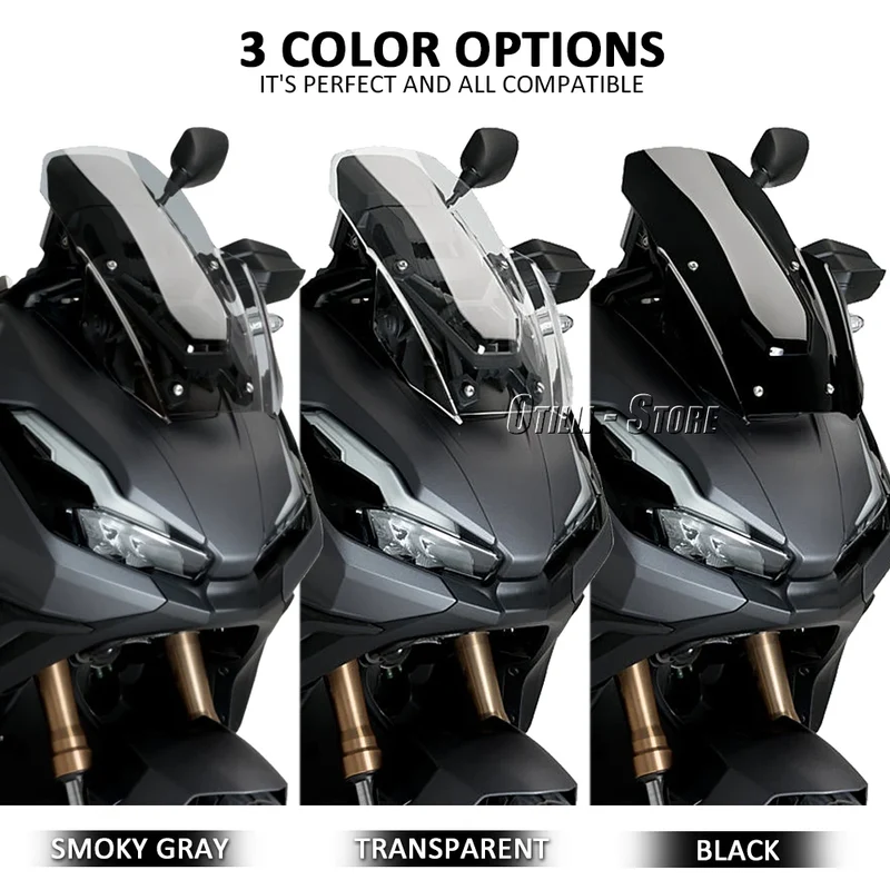 For Honda ADV 350 Adv350 2022 2023 Motorcycle Accessories Windshield Windscreen Wind Shield Screen Deflector Spoiler Protector