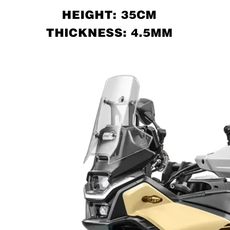 for CF MOTO 450MT Windshield 450 MT Accessories Motorcycle Front Windscreen for CFmoto MT450 Windshield MT 450 2024 Parts