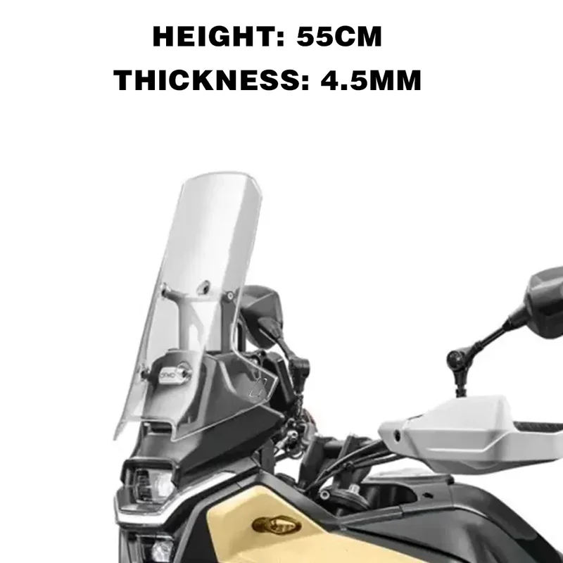 for CF MOTO 450MT Windshield 450 MT Accessories Motorcycle Front Windscreen for CFmoto MT450 Windshield MT 450 2024 Parts