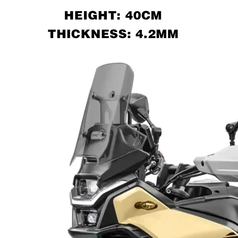 for CF MOTO 450MT Windshield 450 MT Accessories Motorcycle Front Windscreen for CFmoto MT450 Windshield MT 450 2024 Parts
