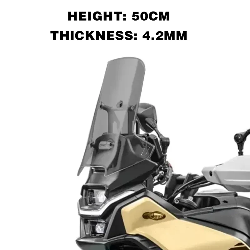 for CF MOTO 450MT Windshield 450 MT Accessories Motorcycle Front Windscreen for CFmoto MT450 Windshield MT 450 2024 Parts