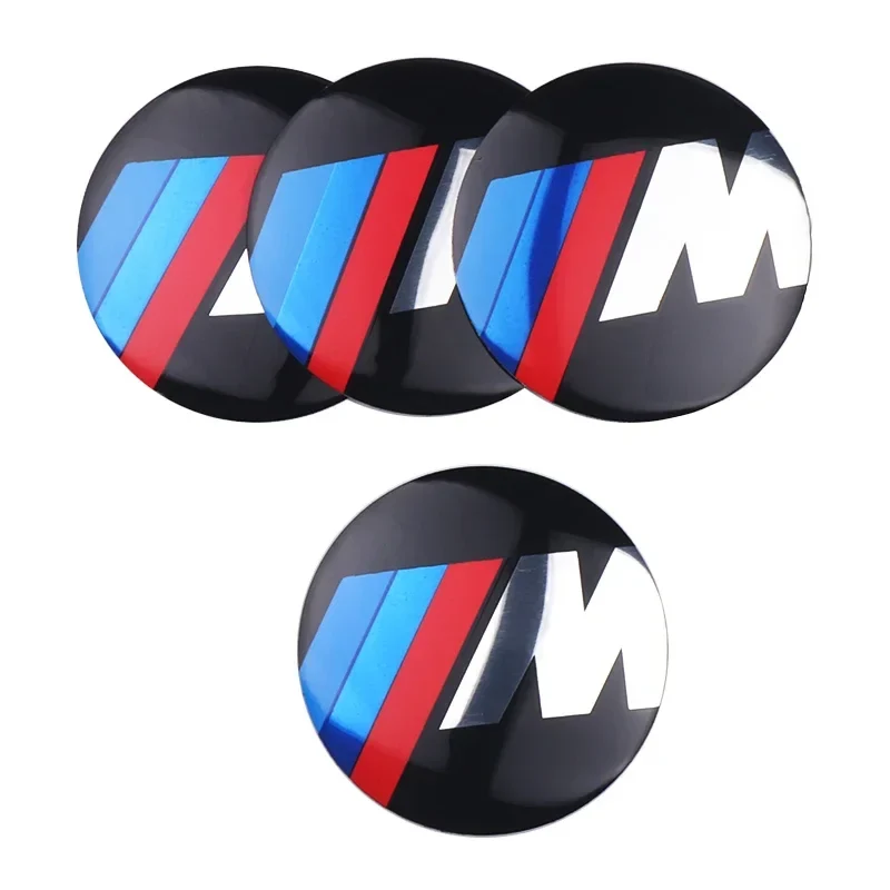 56/60/65mm Car Badge Wheel Center Cover Stickers Hub Caps Decal For BMW M M3 M5 M6 X3 E46 E90 E39 F10 F20 F30 G20 E60 E36 E34 X6