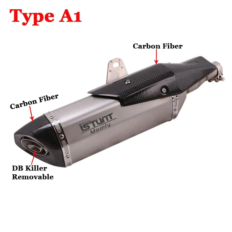 Slip On Motorcycle Exhaust Muffler Escape Systems Tube Header Front Link Pipe For Honda X-ADV 750 X ADV750 ADV 2017 2018 - 2023