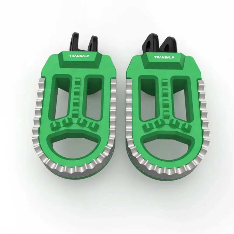 For Honda XL750 TRANSALP Kawasaki KLX250S KLX250R KLX300/650 Rotatable Footrest Footpegs Pedals Motorcycle Front Wide Foot Pegs
