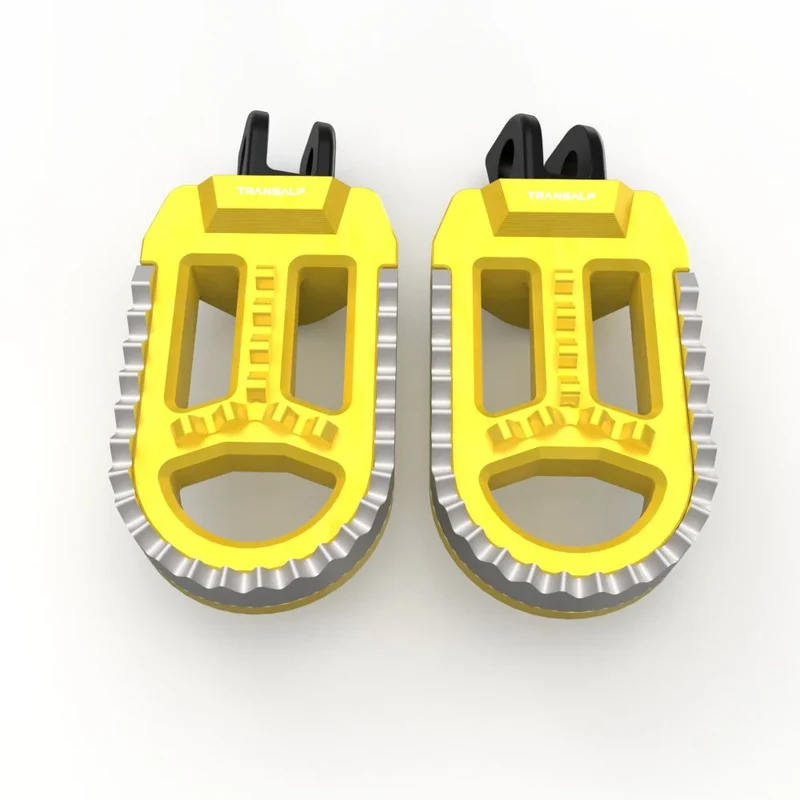 For Honda XL750 TRANSALP Kawasaki KLX250S KLX250R KLX300/650 Rotatable Footrest Footpegs Pedals Motorcycle Front Wide Foot Pegs