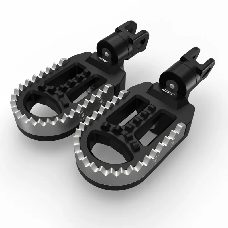 For Honda XL750 TRANSALP Kawasaki KLX250S KLX250R KLX300/650 Rotatable Footrest Footpegs Pedals Motorcycle Front Wide Foot Pegs