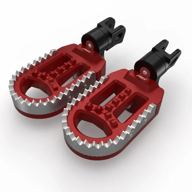 For Honda XL750 TRANSALP Kawasaki KLX250S KLX250R KLX300/650 Rotatable Footrest Footpegs Pedals Motorcycle Front Wide Foot Pegs