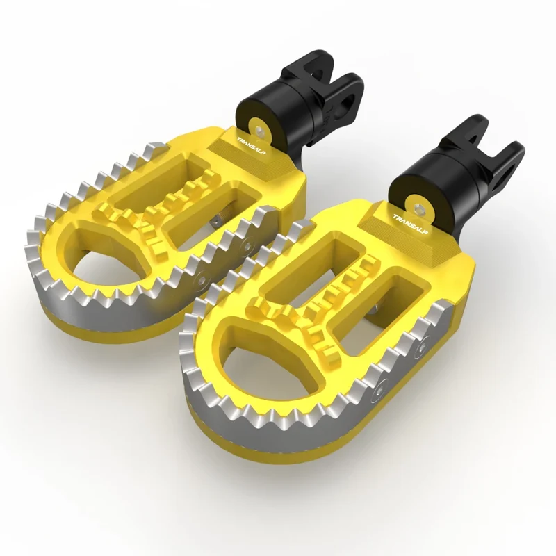 For Honda XL750 TRANSALP Kawasaki KLX250S KLX250R KLX300/650 Rotatable Footrest Footpegs Pedals Motorcycle Front Wide Foot Pegs