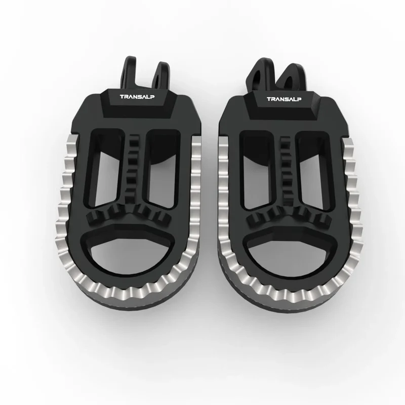 For Honda XL750 TRANSALP Kawasaki KLX250S KLX250R KLX300/650 Rotatable Footrest Footpegs Pedals Motorcycle Front Wide Foot Pegs