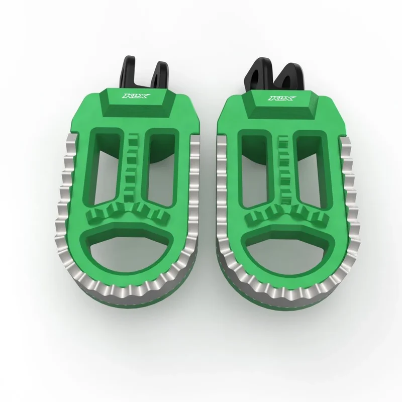 For Honda XL750 TRANSALP Kawasaki KLX250S KLX250R KLX300/650 Rotatable Footrest Footpegs Pedals Motorcycle Front Wide Foot Pegs