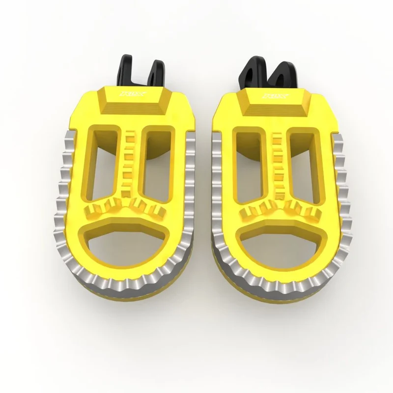 For Honda XL750 TRANSALP Kawasaki KLX250S KLX250R KLX300/650 Rotatable Footrest Footpegs Pedals Motorcycle Front Wide Foot Pegs