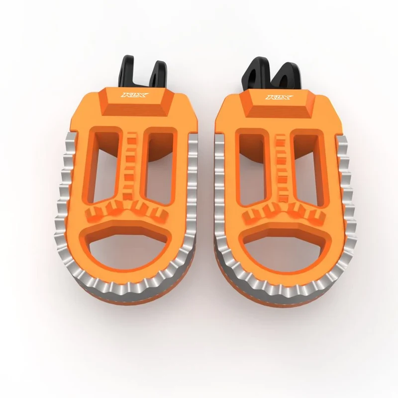 For Honda XL750 TRANSALP Kawasaki KLX250S KLX250R KLX300/650 Rotatable Footrest Footpegs Pedals Motorcycle Front Wide Foot Pegs