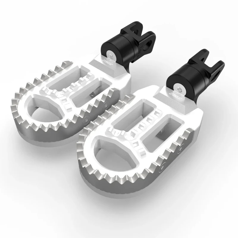 For Honda XL750 TRANSALP Kawasaki KLX250S KLX250R KLX300/650 Rotatable Footrest Footpegs Pedals Motorcycle Front Wide Foot Pegs