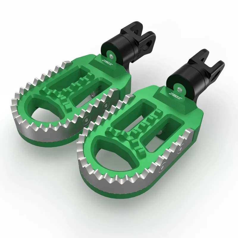For Honda XL750 TRANSALP Kawasaki KLX250S KLX250R KLX300/650 Rotatable Footrest Footpegs Pedals Motorcycle Front Wide Foot Pegs