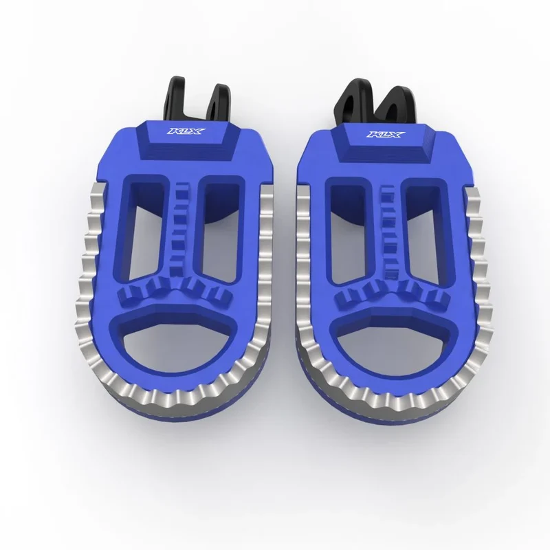For Honda XL750 TRANSALP Kawasaki KLX250S KLX250R KLX300/650 Rotatable Footrest Footpegs Pedals Motorcycle Front Wide Foot Pegs